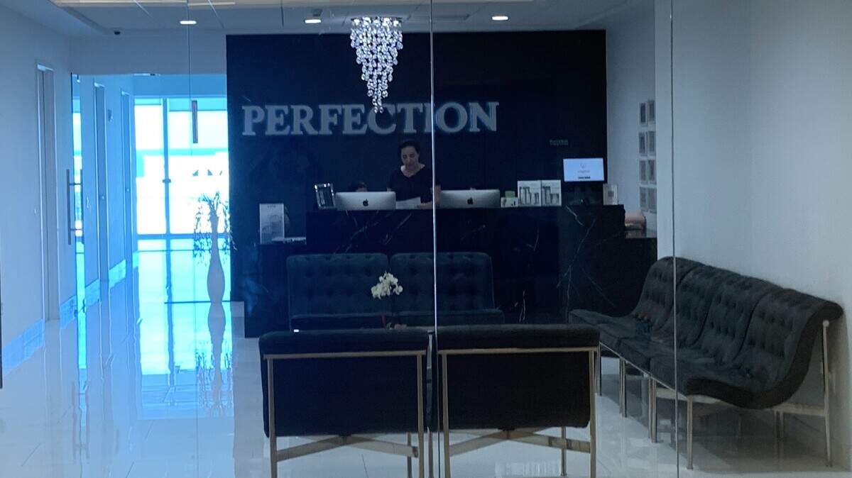 The entrance of Perfection Plastic Surgery & Med Spa, 16690 Collins Ave., Suite 702. The entrance of Perfection Plastic Surgery & Med Spa, 16690 Collins Ave., Suite 702.
